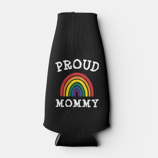 LGBTQ Trommel mammie Gay Pride Rainbow Moederdag Flesjeskoeler (Voorkant)