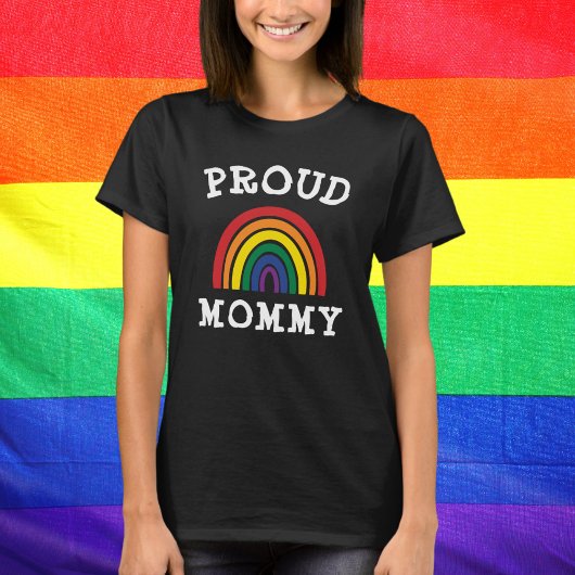 LGBTQ Trommel mammie Gay Pride Rainbow Moederdag T-shirt