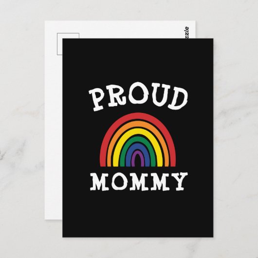 LGBTQ Trots Moeder Gay Pride Regenboog Moederdag Briefkaart (Voorkant / Achterkant)