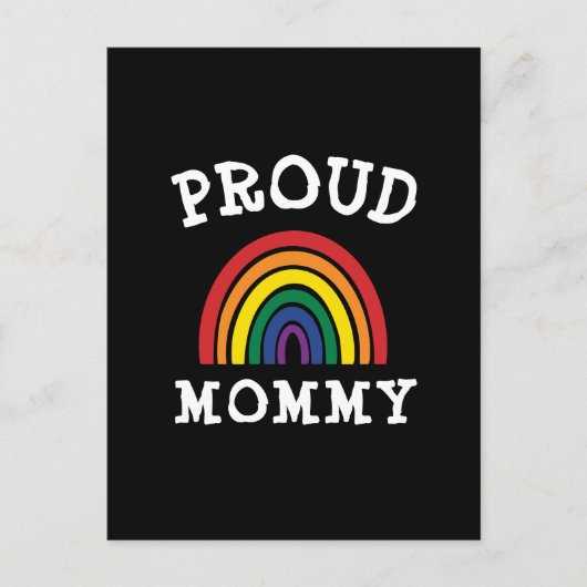 LGBTQ Trots Moeder Gay Pride Regenboog Moederdag Briefkaart (Voorkant)
