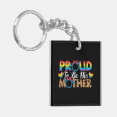 LGBTQ - Trots om zijn moeder te zijn Sleutelhanger (Voorkant Links)