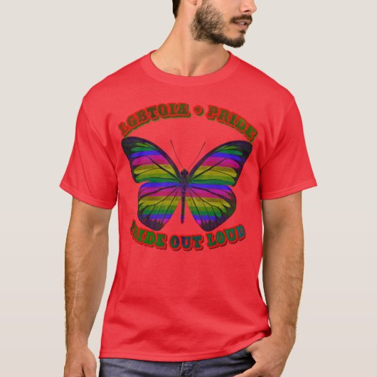 lgbtq trots t-shirt (Voorkant)