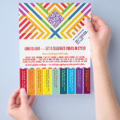 LGBTQ+ trouworganisator flyer (Hand)