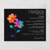 🌈 LGBTQ Trouwreceptie & foto Bloemen & Trots Informatiekaartje (Achterkant)
