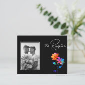 🌈 LGBTQ Trouwreceptie & foto Bloemen & Trots Informatiekaartje (Staand voorkant)