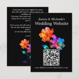 🌈 LGBTQ Trouwwebsite Adres Petals & Pride Informatiekaartje