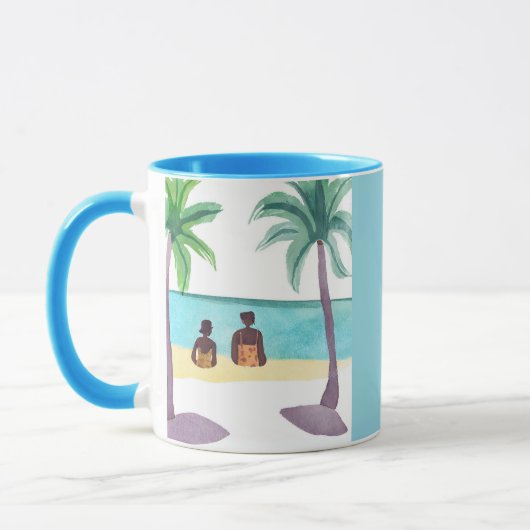 LGBTQ Trust is een staf om op te leunen Mok (Links)