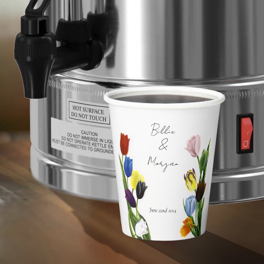 LGBTQ Tulpen Bloemen Papieren Bekers