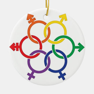 LGBTQ United Keramisch Ornament