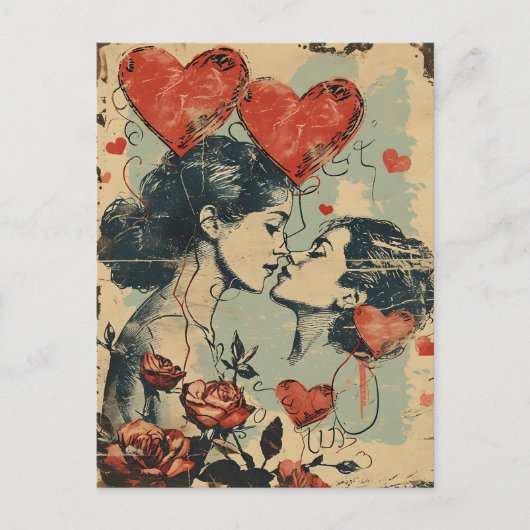 LGBTQ-Valentijnsdag Briefkaart (Voorkant)