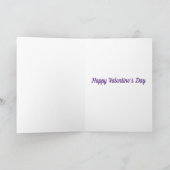 LGBTQ Valentijnsdag Coupor Foto Aangepaste regenbo Kaart (Binnen)