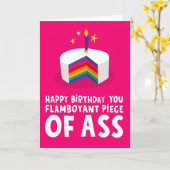 LGBTQ Verjaardag Kaart (Gele Bloem)