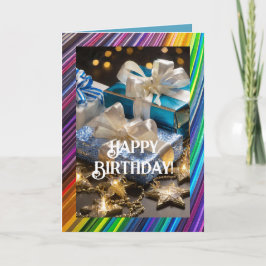 LGBTQ Verjaardag Kaart, 5 "x 7" Gevouwen Wenskaart Kaart