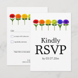 🌈 🐦 LGBTQ Verstrengeld in Pride – Klassiek RSVP Kaartje
