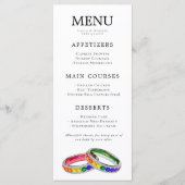 🌈  LGBTQ Verstrengeld in Pride Menu (Voorkant)