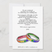 🌈 🐦 LGBTQ Verweven in Pride Kaart (Achterkant)