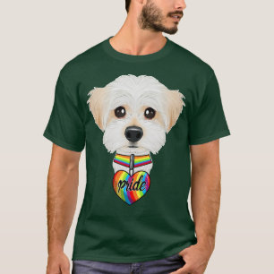 LGBTQ vlag I Gay Pride Flag I Maltees T-shirt