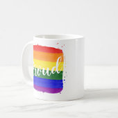 LGBTQ Vlag Pride Koffiemok (Voorkant links)