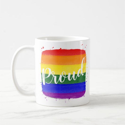 LGBTQ Vlag Pride Koffiemok (Links)