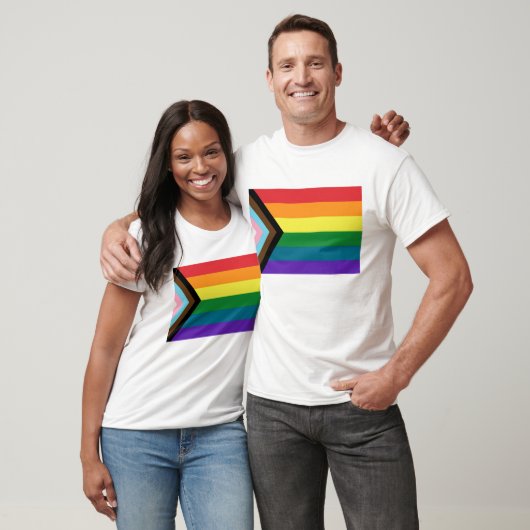 LGBTQ-vlag T-Shirt (Unisex)