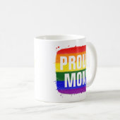 LGBTQ Vlag Trots Moeder Koffiemok (Voorkant rechts)