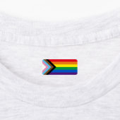 Lgbtq: vlag van homoseksuele pride, inclusief bred labels (Aangebracht)