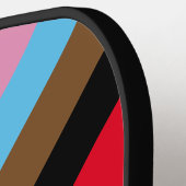 Lgbtq: vlag van homoseksuele pride, inclusief bred pickleball paddle (Links Detail)