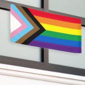 Lgbtq: vlag van homoseksuele pride, inclusief bred spandoek (Buitenkant Gebouw)