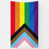 Lgbtq: vlag van homoseksuele pride, inclusief bred spandoek (Verticaal)