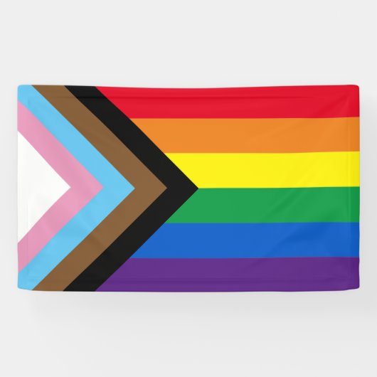 Lgbtq: vlag van homoseksuele pride, inclusief bred spandoek (Horizontaal)