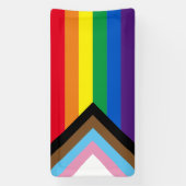 Lgbtq: vlag van homoseksuele pride, inclusief bred spandoek (Verticaal)