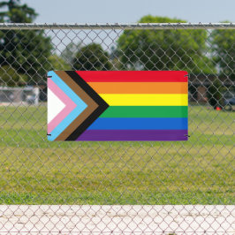 Lgbtq: vlag van homoseksuele pride, inclusief bred spandoek