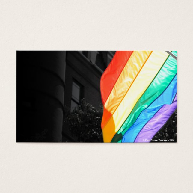 LGBTQ-vlag Visitekaartje (Voorkant)