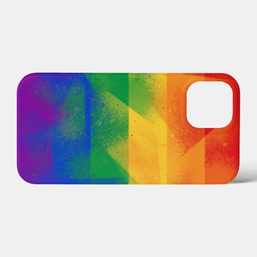 LGBTQ-vlagkleuren Case-Mate iPhone Case (Achterkant (horizontaal))
