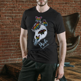 LGBTQ Vlinders in Pansexual Vlag Kleuren T-shirt