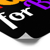 LGBTQ voor Bernie Sanders 2020 Poster (Hoek)