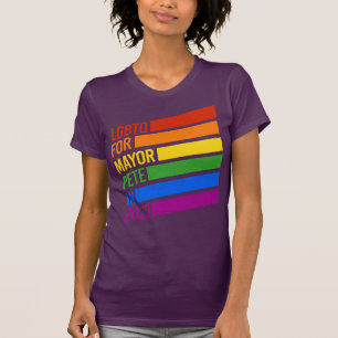 LGBTQ Voor Burgemeester Pete 2020 T-shirt