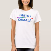 LGBTQ voor Kamala Harris T-shirt (Voorkant)