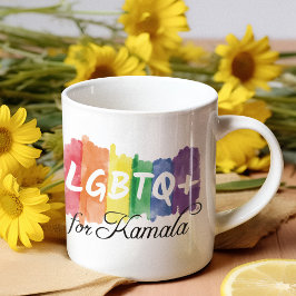 LGBTQ voor Kamala Rainbow Gay Pride Koffiemok