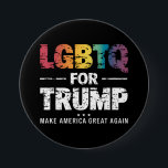 LGBTQ VOOR TRUMP GAY LESBISCH VOOR TRUMP 2024 RONDE BUTTON 7,6 CM<br><div class="desc">LGBTQ VOOR TRUMP GAY LESBISCH VOOR TRUMP 2024</div>