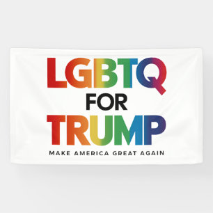 LGBTQ VOOR TRUMP GAY LESBISCH VOOR TRUMP 2024 SPANDOEK