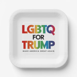 LGBTQ VOOR TRUMP HOMO LESBIEN VOOR TRUMP 2024  PAPIEREN BORDJE