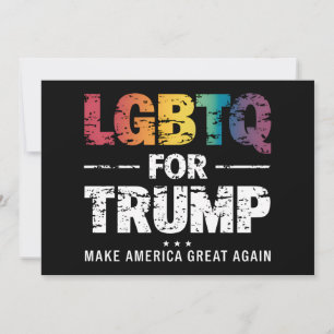 LGBTQ VOOR TRUMP HOMOSEKSUEEL LESBIEN VOOR TRUMP 2 KAART