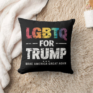 LGBTQ VOOR TRUMP HOMOSEKSUEEL LESBIEN VOOR TRUMP 2 KUSSEN