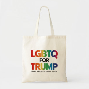 LGBTQ VOOR TRUMP HOMOSEKSUEEL LESBIEN VOOR TRUMP 2 TOTE BAG