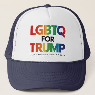 LGBTQ VOOR TRUMP HOMOSEKSUEEL LESBIEN VOOR TRUMP 2 TRUCKER PET