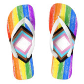 LGBTQ+ Voortgang Pride Hoogste Sneakers Teenslippers (Voetbed)