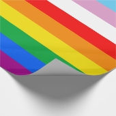 LGBTQ+ Voortgangsgeprimeerd strippeerpapier Cadeaupapier (Hoek)
