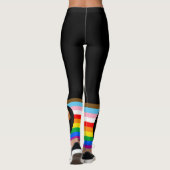 LGBTQ+ Voortgangspunt - Primaire vlag Leggings (Achterkant)