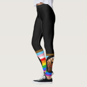 LGBTQ+ Voortgangspunt - Primaire vlag Leggings (Links)